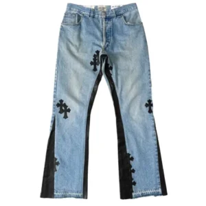 Chrome Hearts Gallery Dept Cross Patch Flare Denim Jeans